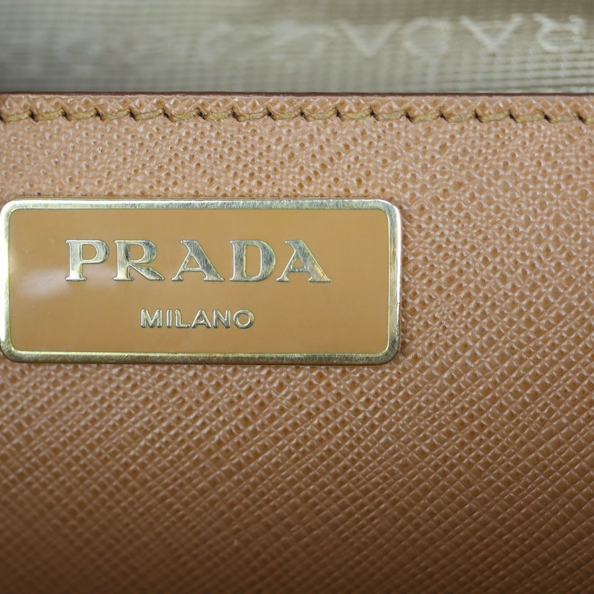 Prada Saffiano Lux Galleria Double Zip Tote Medium Stamp
