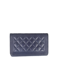 Chanel Boy Long Flap Wallet Back