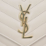 Saint Laurent Monogram Envelope Chain Wallet Hardware

