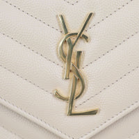 Saint Laurent Monogram Envelope Chain Wallet Hardware
