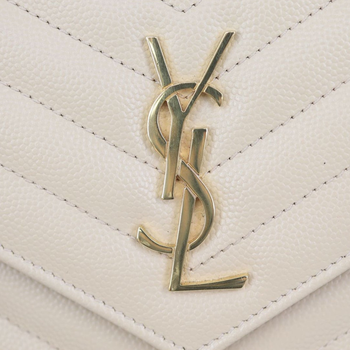 Saint Laurent Monogram Envelope Chain Wallet Hardware
