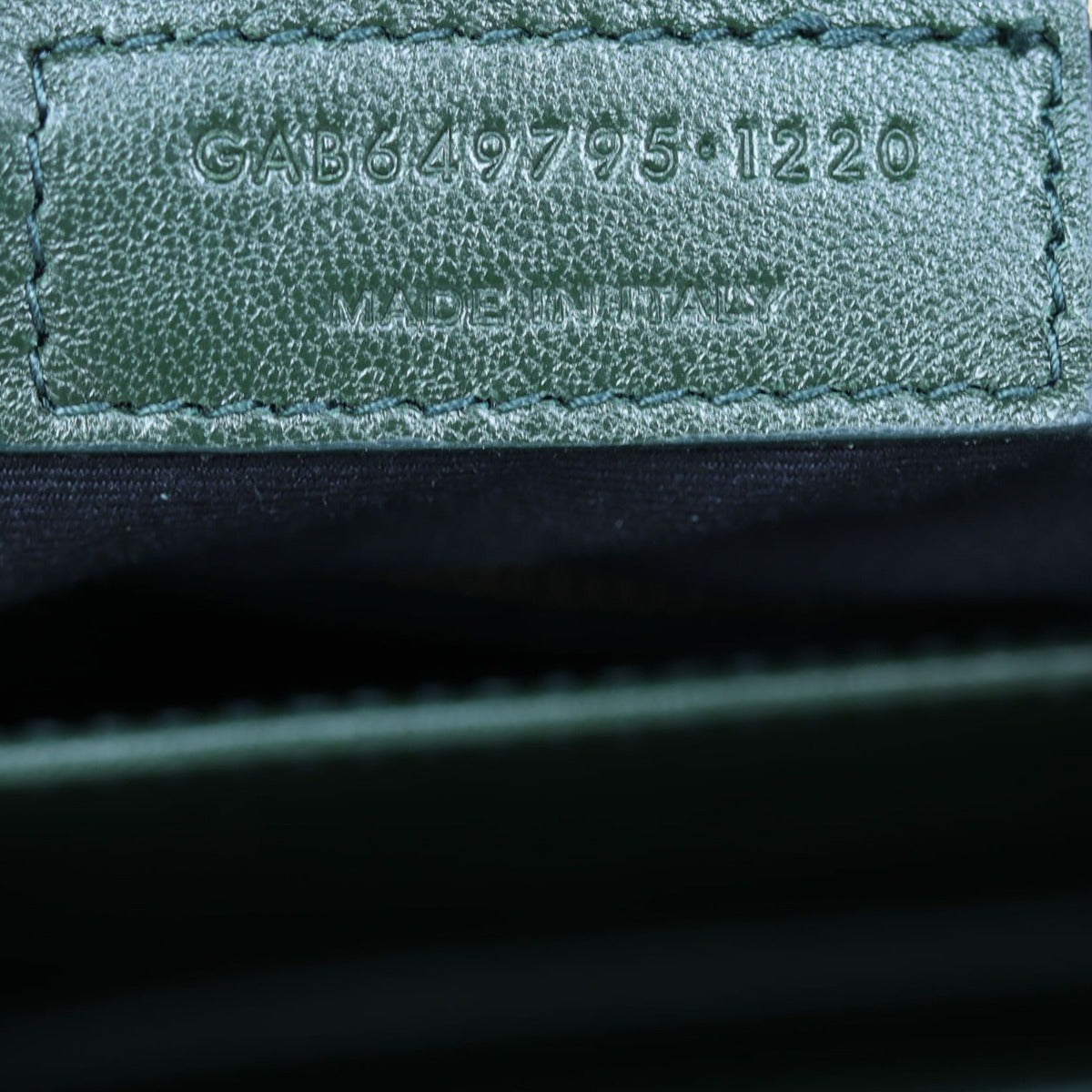 Saint Laurent Le Maillon Satchel Date code
