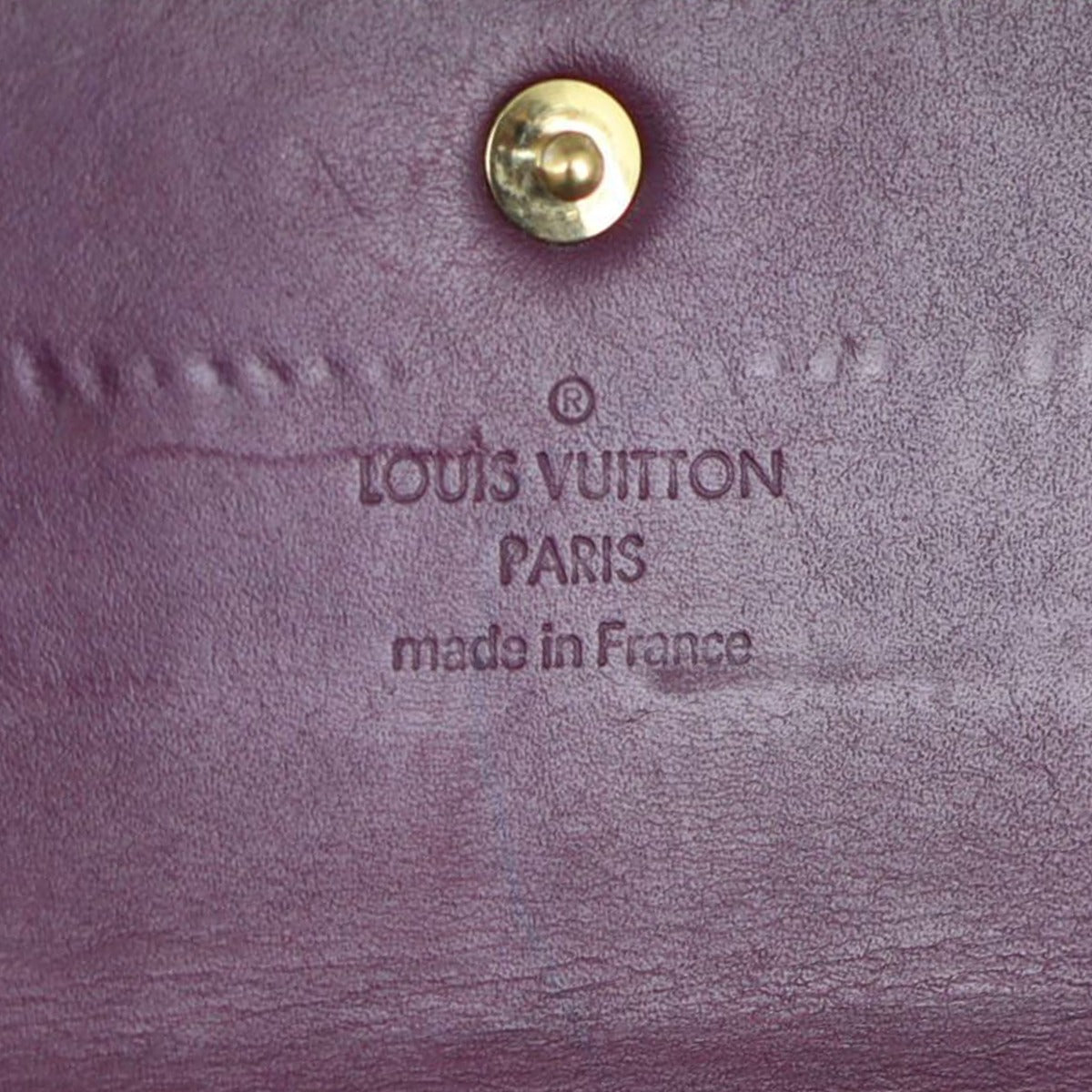 Louis Vuitton Sarah Wallet Monogram Vernis Stamp

