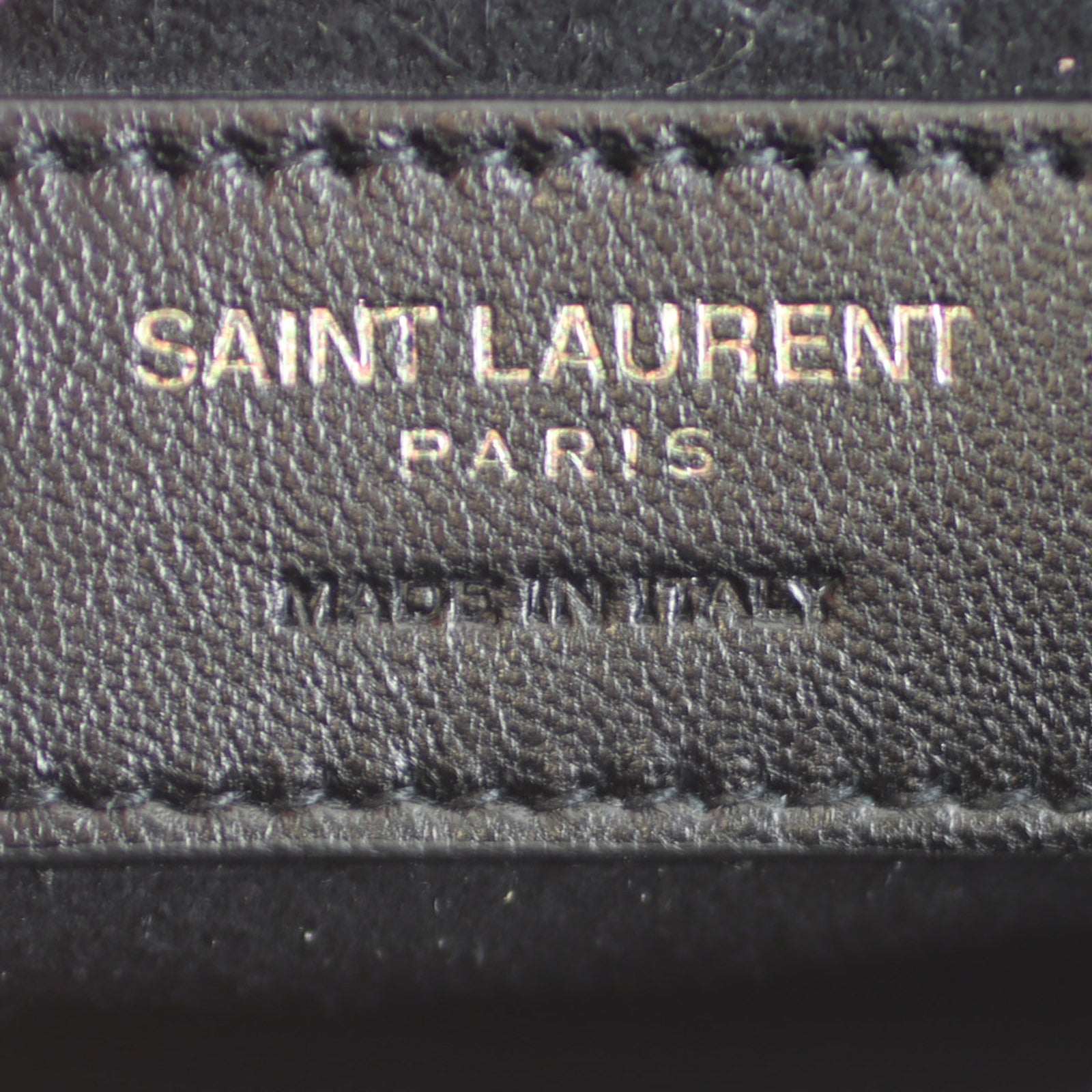 Saint Laurent Betty Eelskin Satchel Stamp
