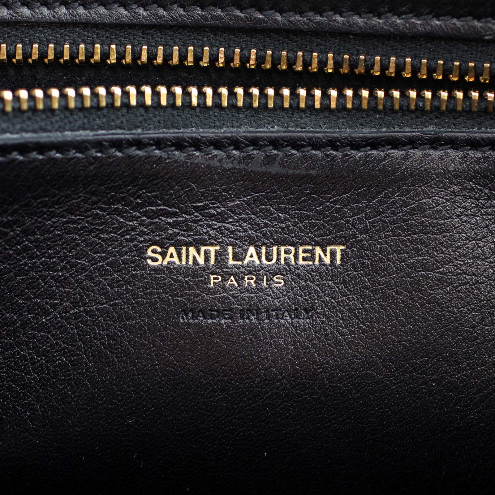 Saint Laurent Monogram Cabas Small Interior Stamp