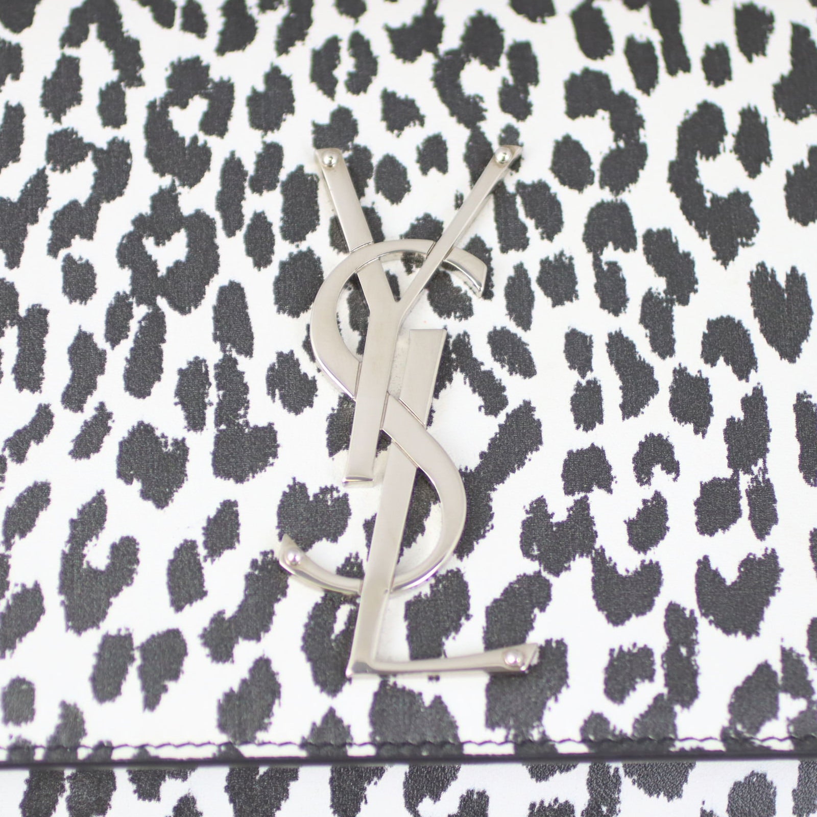 Saint Laurent Cassandre Clutch Bag Logo