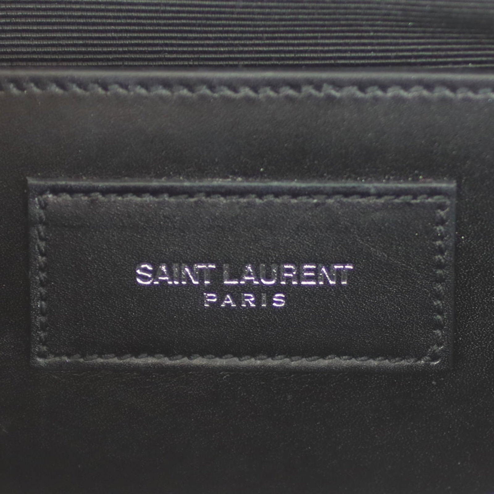 Saint Laurent Cassandre Clutch Bag Stamp