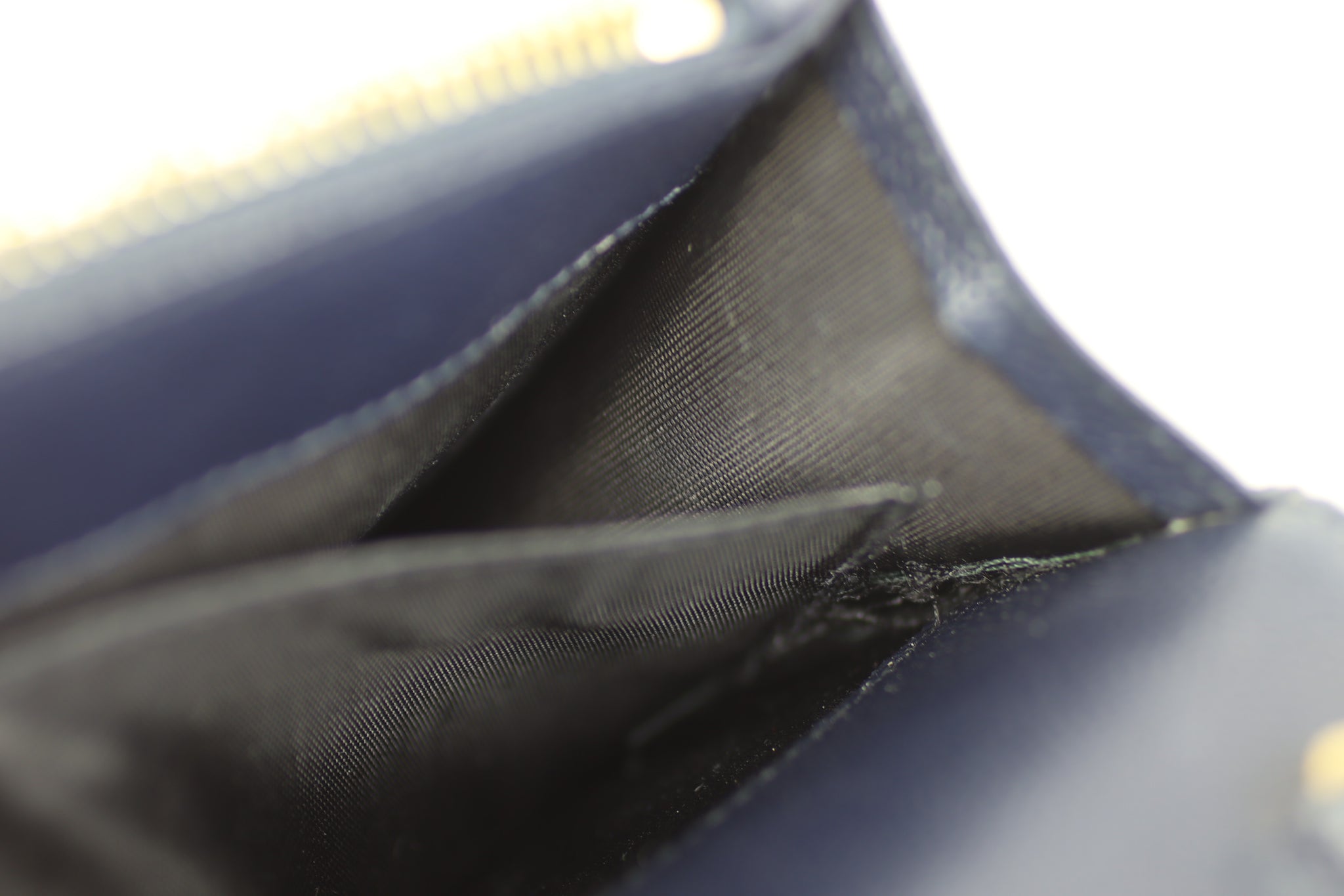 Saint Laurent Monogram Envelope Chain Wallet Interior slip pocket