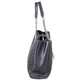 Saint Laurent Chevron Shopping Tote Side