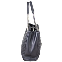 Saint Laurent Chevron Shopping Tote Side