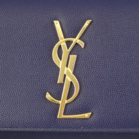 Saint Laurent Classic Monogram Kate Clutch Logo