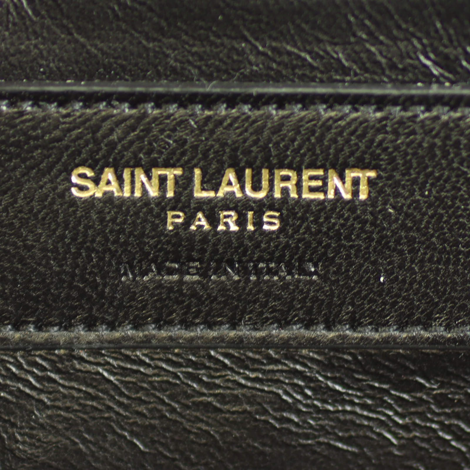 Saint Laurent Classic Monogram Kate Clutch Stamp