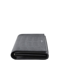Saint Laurent Crocodile Embossed Chain Wallet Right