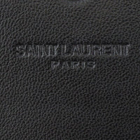 Saint Laurent Crocodile Embossed Chain Wallet Stamp