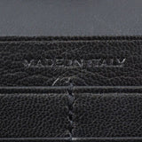 Saint Laurent Crocodile Embossed Chain Wallet Stamp 2