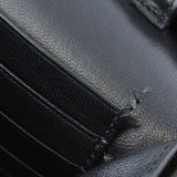 Saint Laurent Crocodile Embossed Chain Wallet Stitch