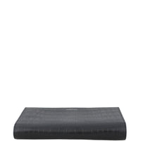 Saint Laurent Crocodile Embossed Chain Wallet Top