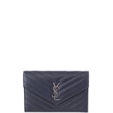 Saint Laurent Monogram Envelope Chain Wallet Front