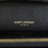 Saint Laurent Monogram Envelope Chain Wallet stamp