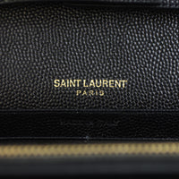 Saint Laurent Monogram Envelope Chain Wallet stamp