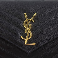 Saint Laurent Monogram Envelope Chain Wallet YSL