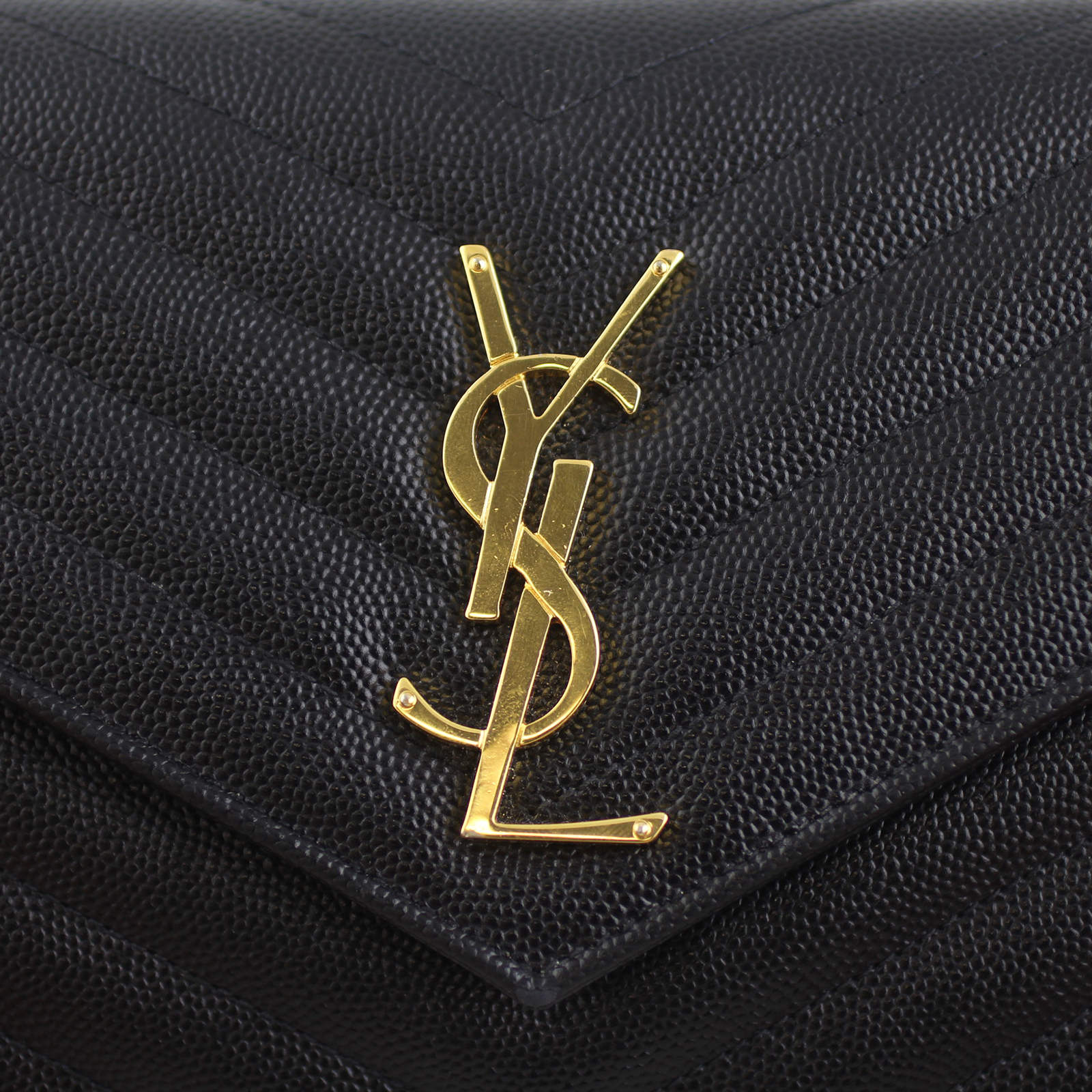 Saint Laurent Monogram Envelope Chain Wallet YSL