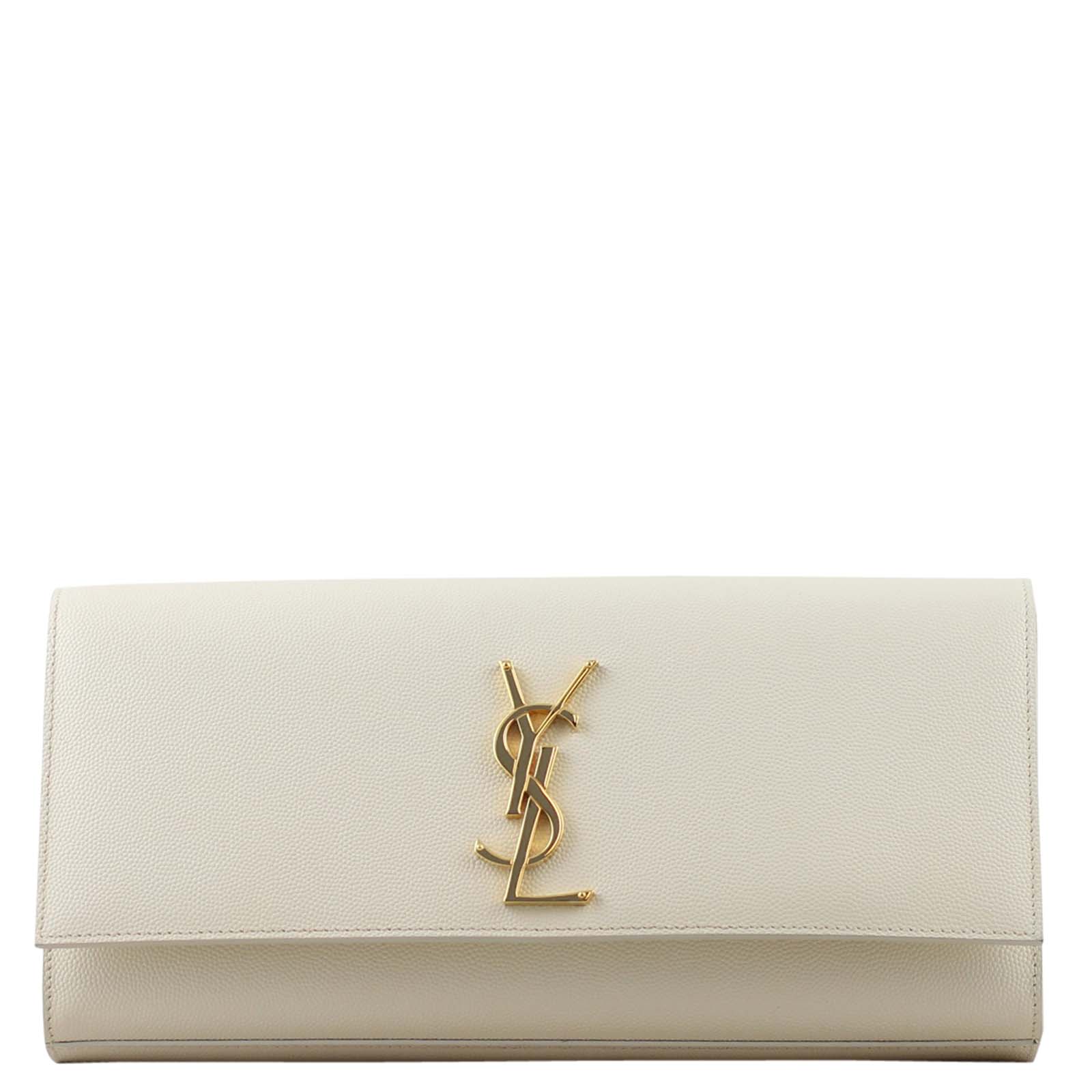 Saint Laurent Classic Monogram Kate Clutch Front