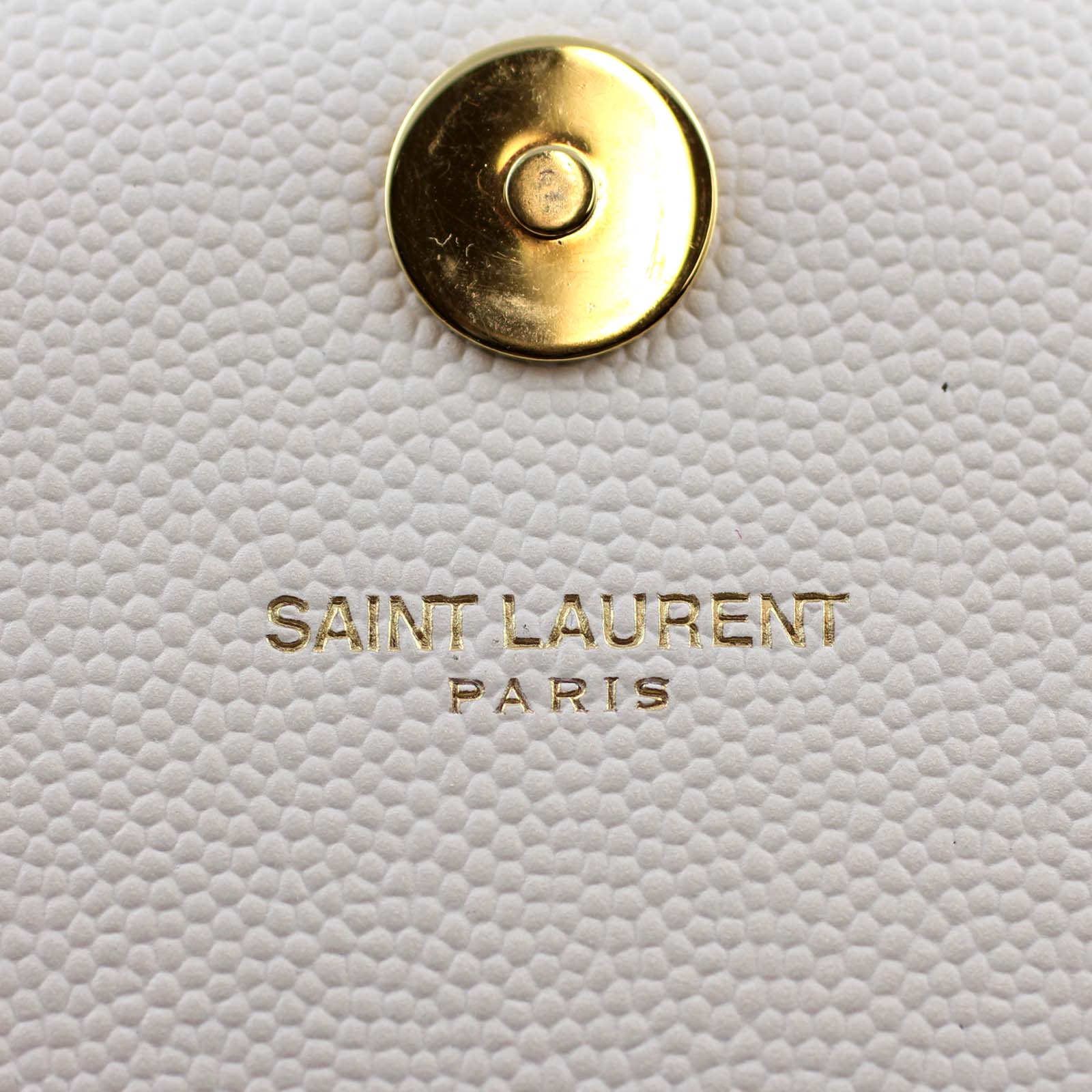 Saint Laurent Classic Monogram Kate Clutch Stamp