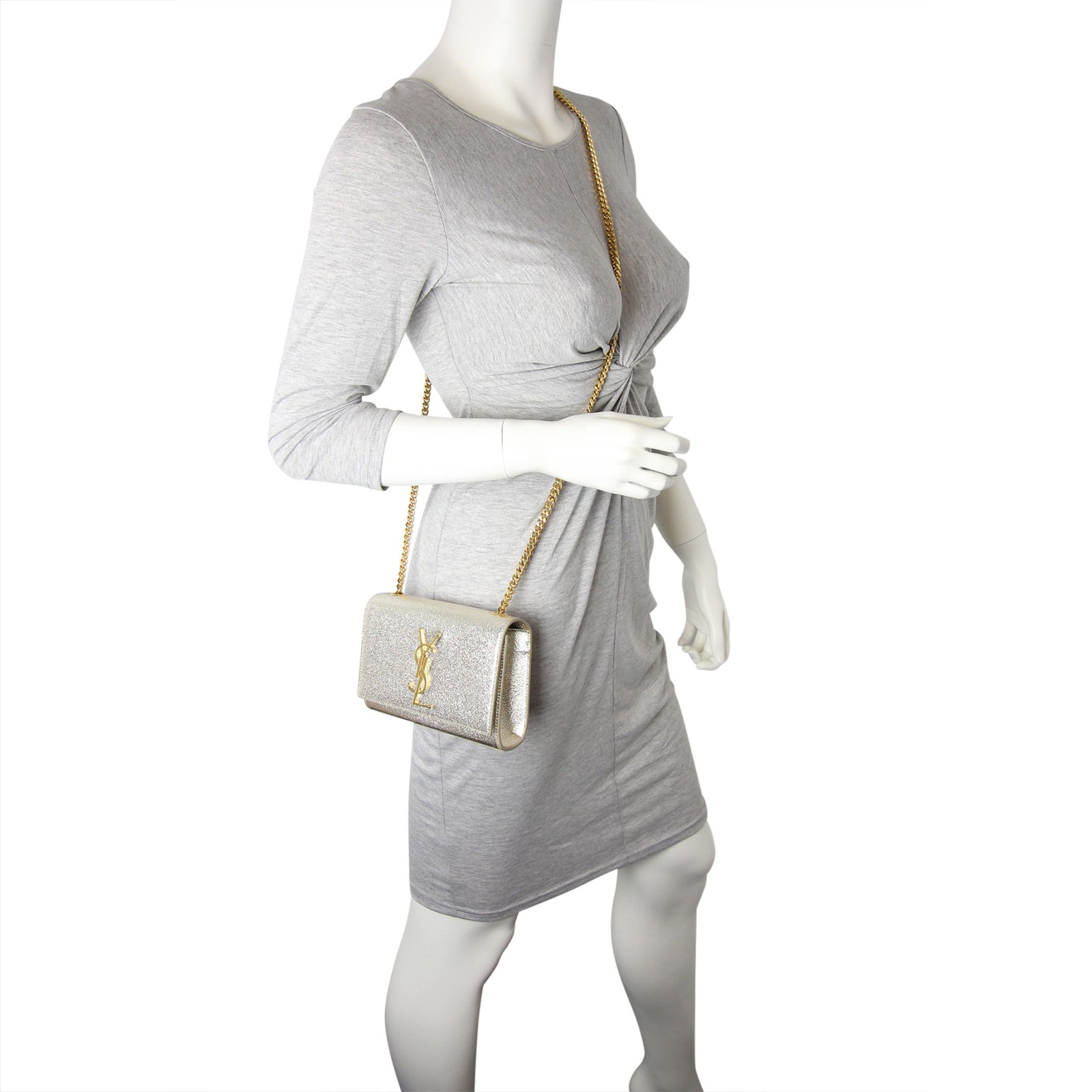 Saint Laurent Kate Chain Bag Small mannequin