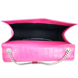 Saint Laurent Kate Medium Tassel Satchel Crocodile Embossed Interior