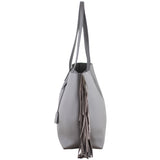 Saint Laurent Large Fringe Shopping Tote Left