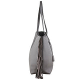 Saint Laurent Large Fringe Shopping Tote Right