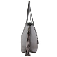 Saint Laurent Large Fringe Shopping Tote Right