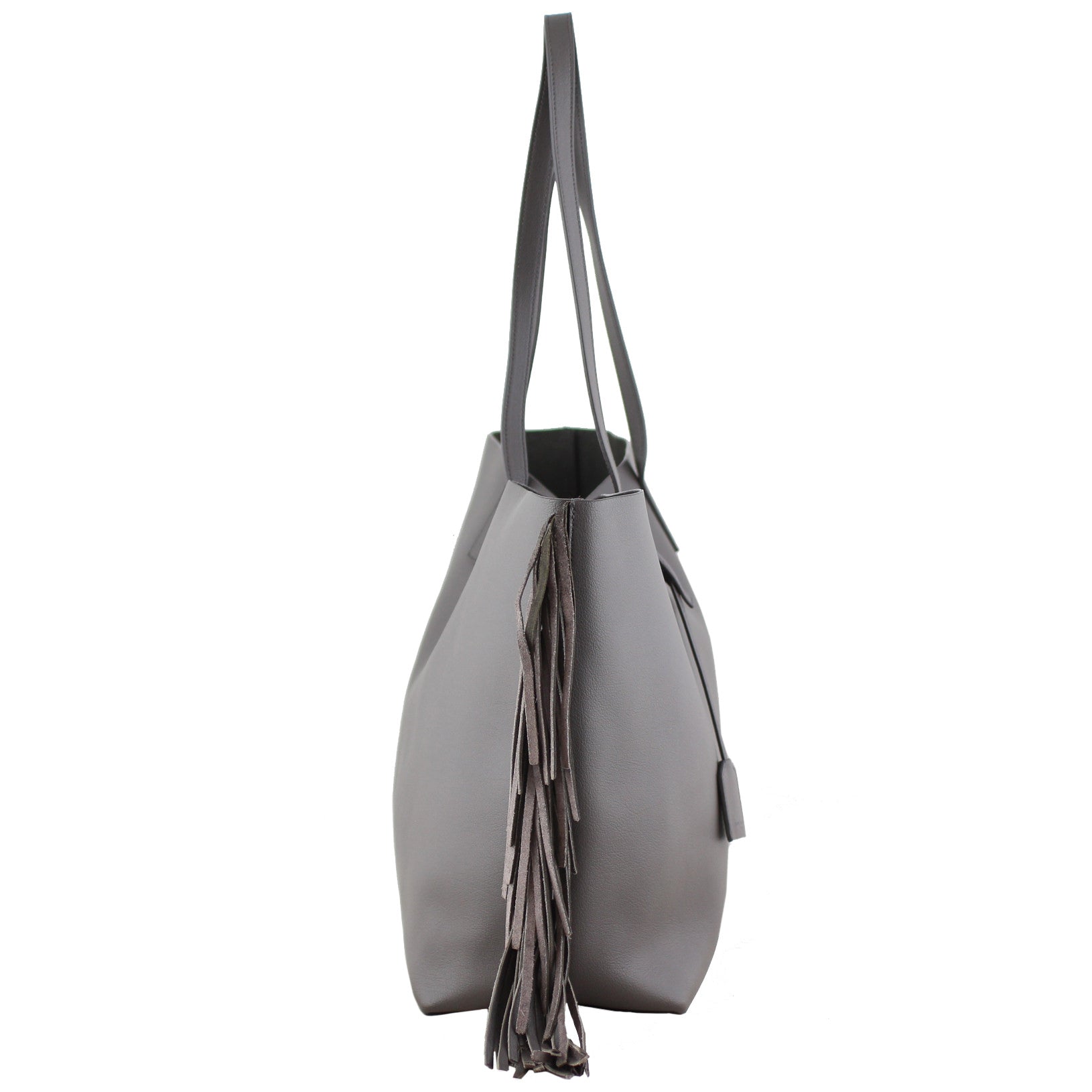 Saint Laurent Large Fringe Shopping Tote Right