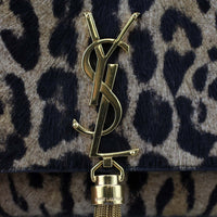 Saint Laurent Classic Medium Kate Tassel Satchel Leopard 