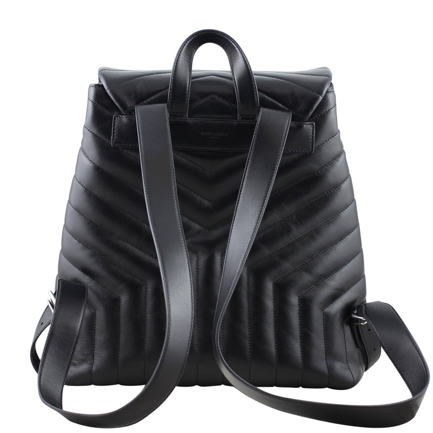 Saint Laurent Loulou Monogram Backpack Medium back