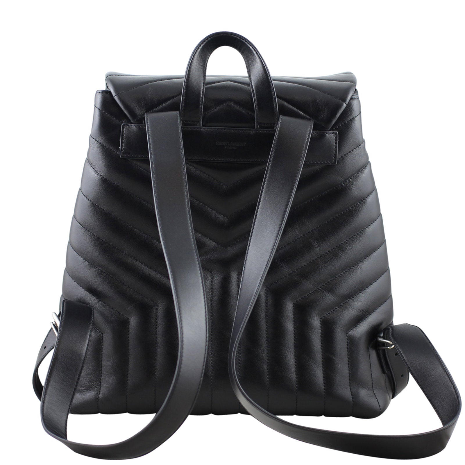 Saint Laurent Loulou Monogram Backpack Medium back