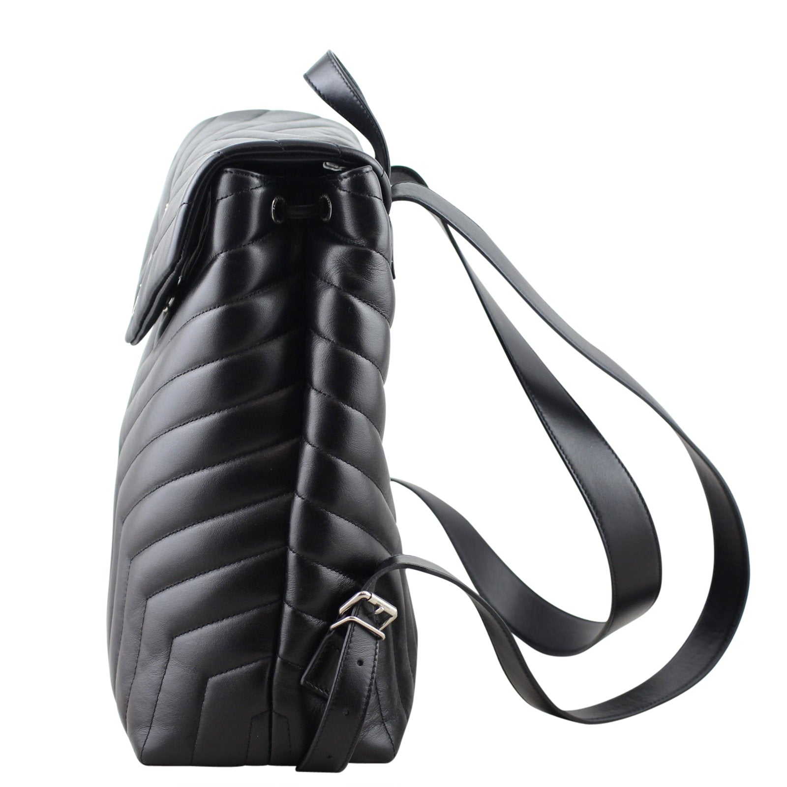 Saint Laurent Loulou Monogram Backpack Medium side