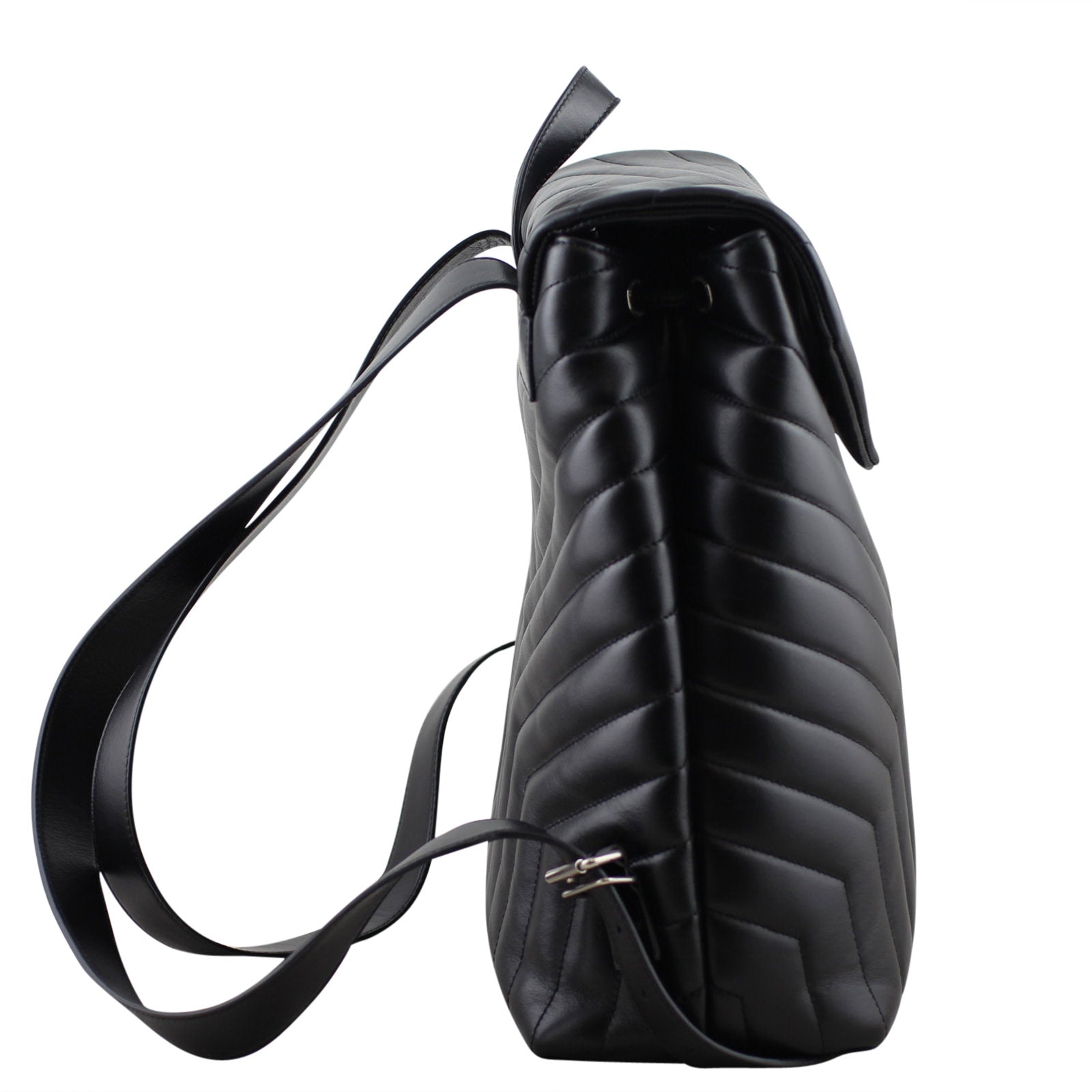 Saint Laurent Loulou Monogram Backpack Medium side1