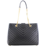 Saint Laurent Matelassé Chevron Shopping Tote Back
