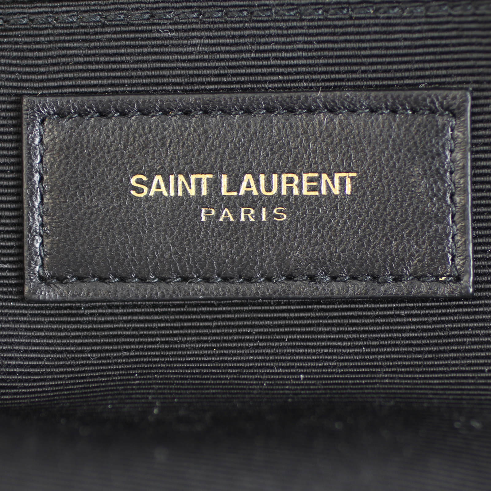 Saint Laurent Matelassé Chevron Shopping Tote Stamp