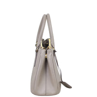 Prada Saffiano Lux Galleria Double Zip Tote Mini Side