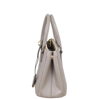 Prada Saffiano Lux Galleria Double Zip Tote Mini Side