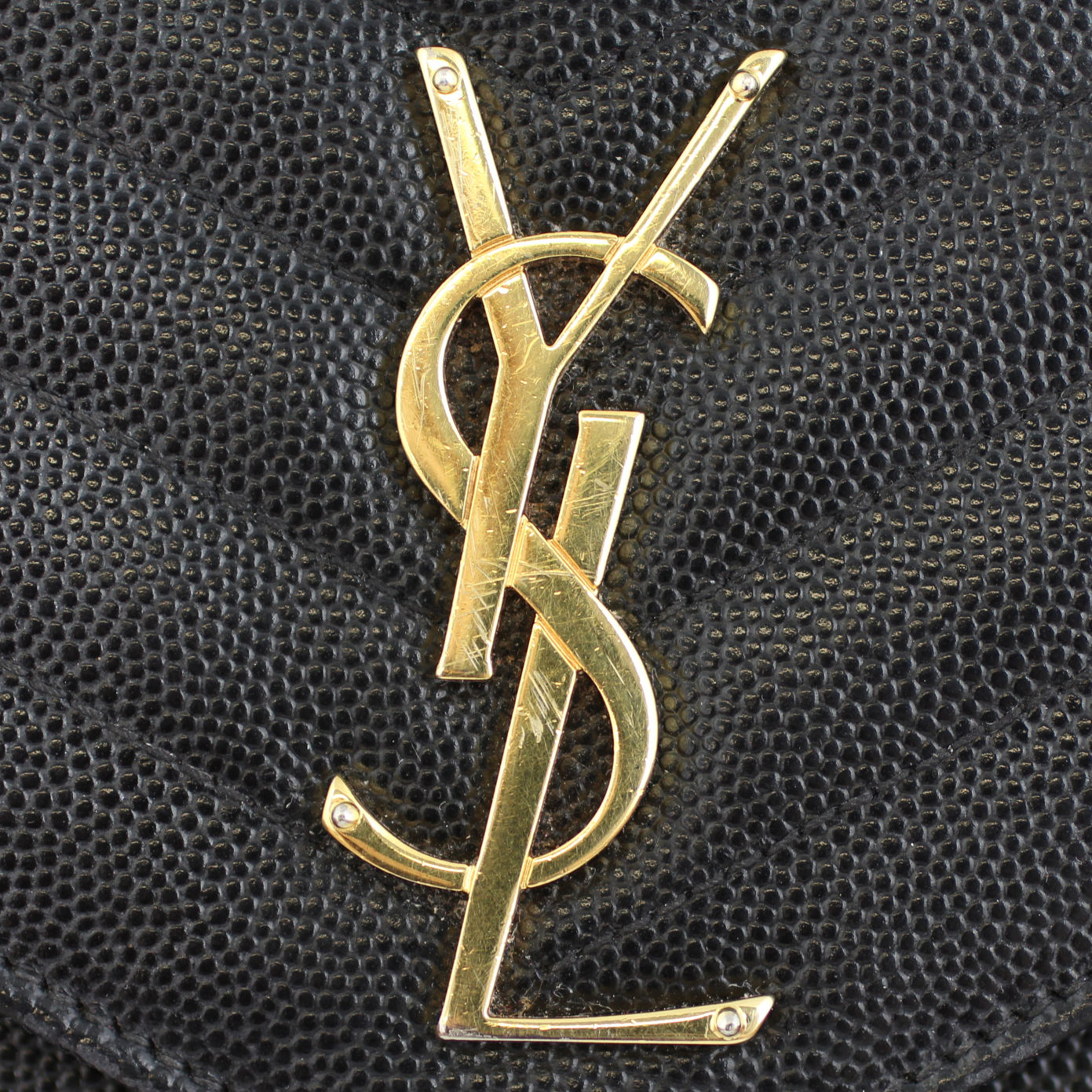 Saint Laurent Monogram Chain Wallet Logo