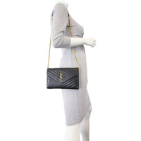 Saint Laurent Monogram Chain Wallet Mannequin