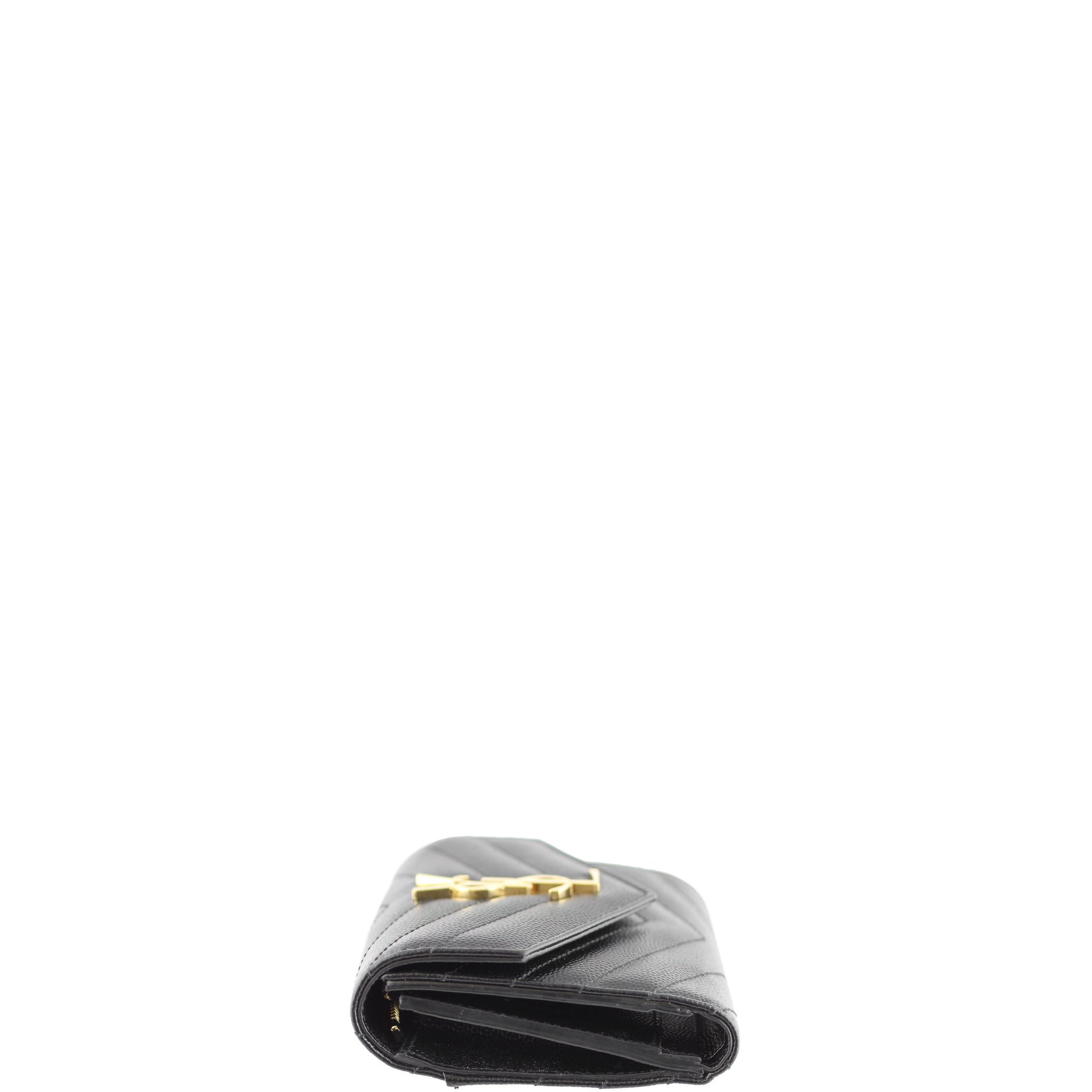 Saint Laurent Monogram Compact Tri-Fold Wallet Right