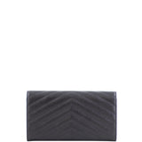 Saint Laurent Monogram Envelope Wallet Large Back