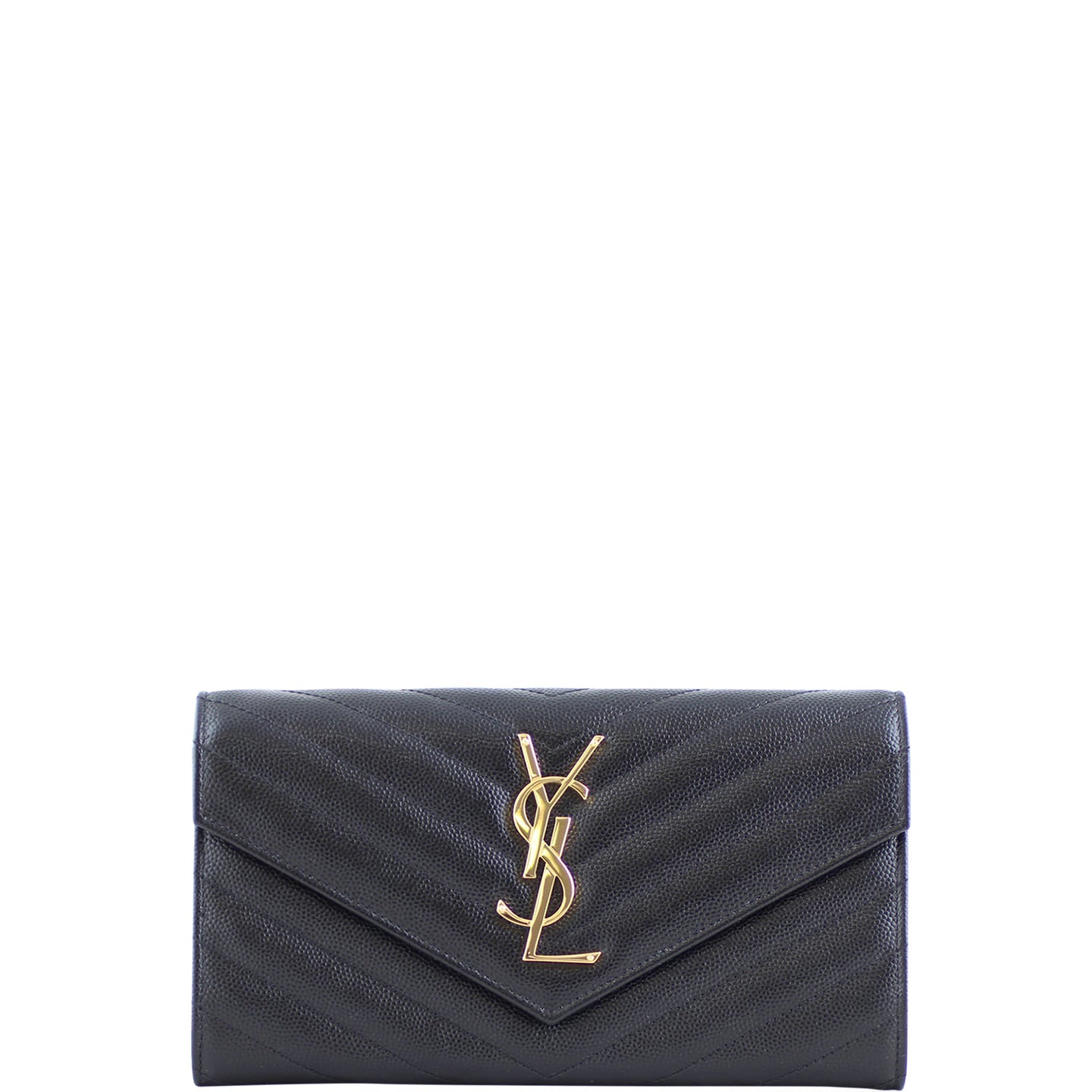 Saint Laurent Monogram Envelope Wallet Large Front