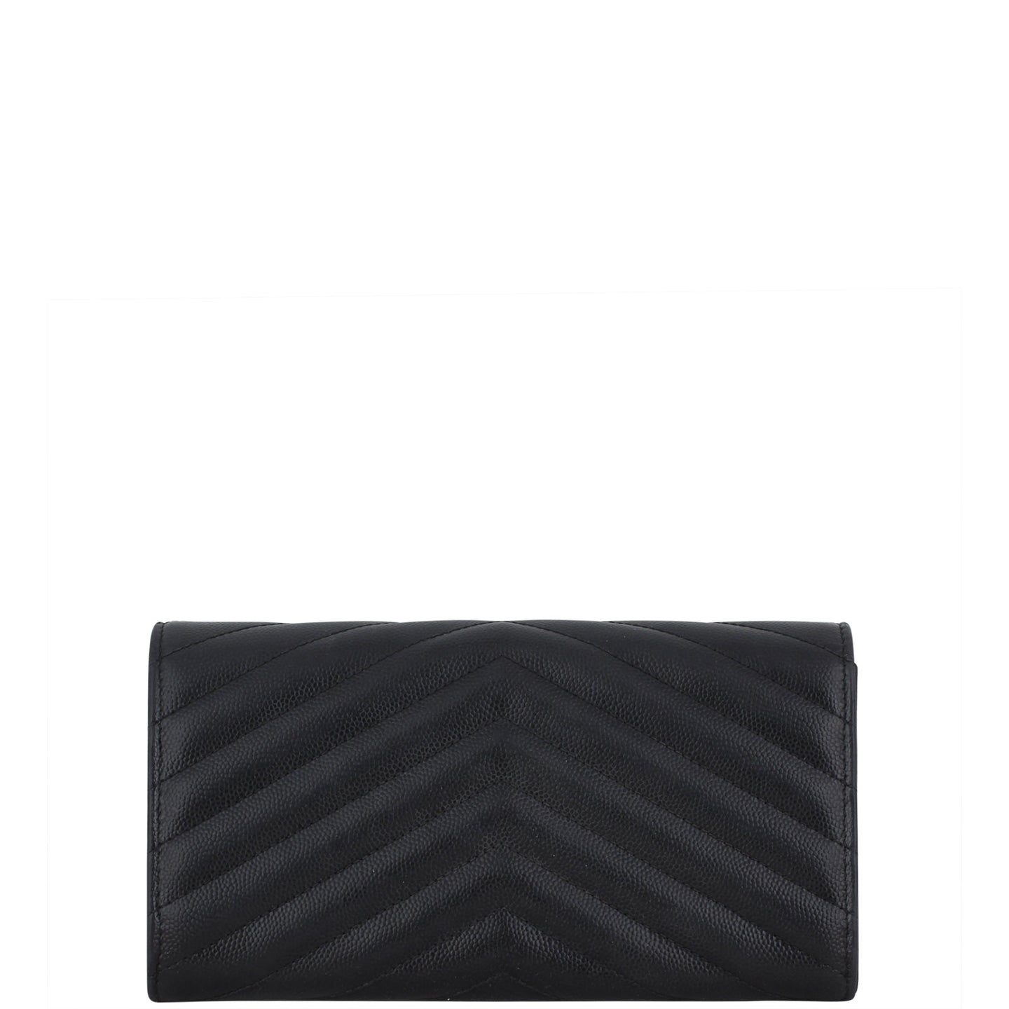 Saint Laurent Monogram Matelassé Flap Wallet Large Back