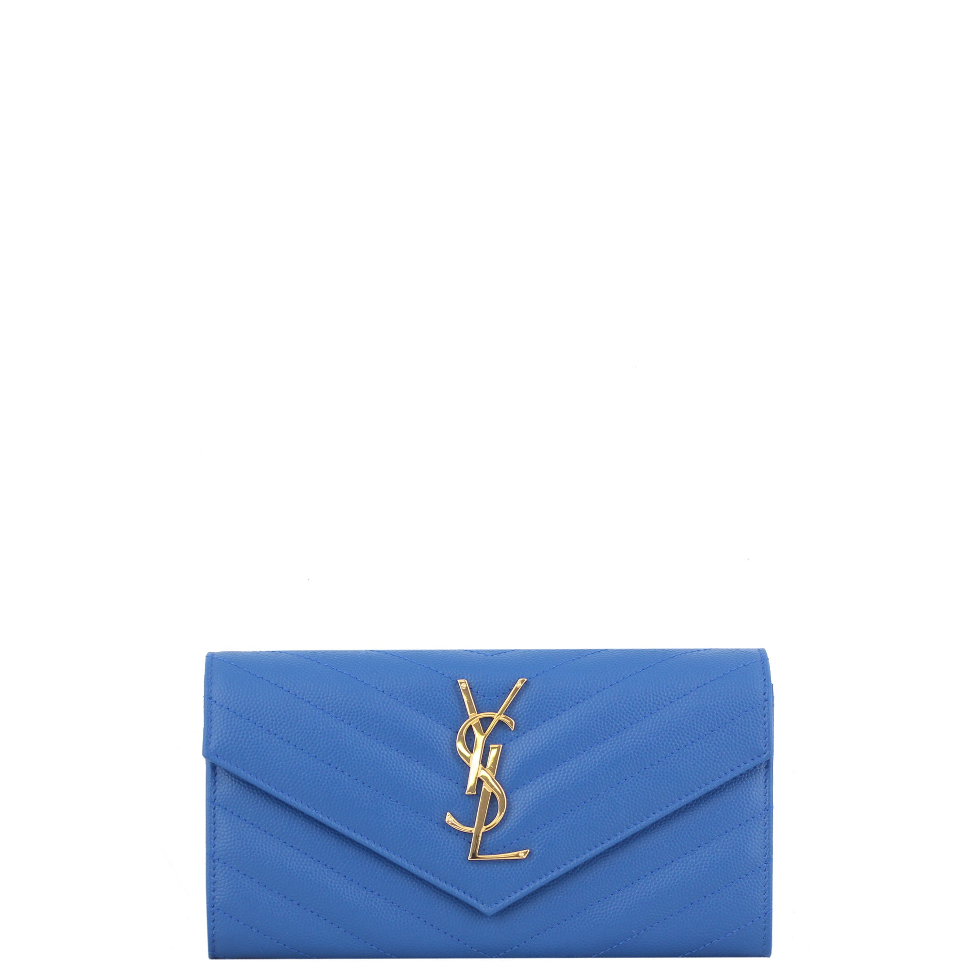 Saint Laurent Monogram Flap Wallet Large Stamp